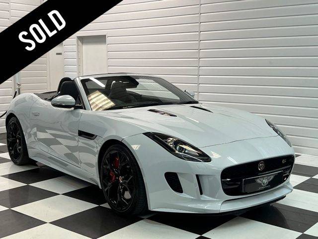 Jaguar F-Type 3.0 Supercharged V6 S 2dr Auto Convertible Petrol Glacier White