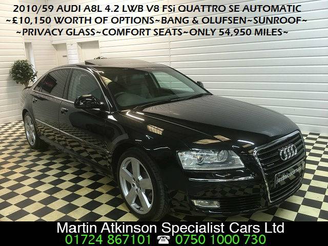 2010 Audi A8 4.2 FSI Quattro SE 4dr Tip Auto