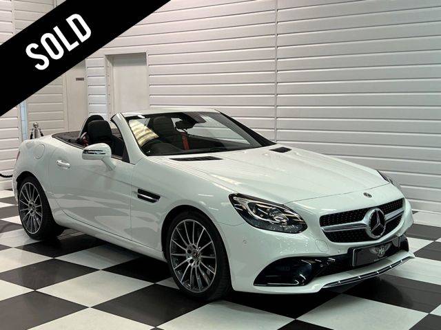 Mercedes-Benz SLC 2.0 SLC 200 AMG Line 2dr 9G-Tronic Convertible Petrol Polar White