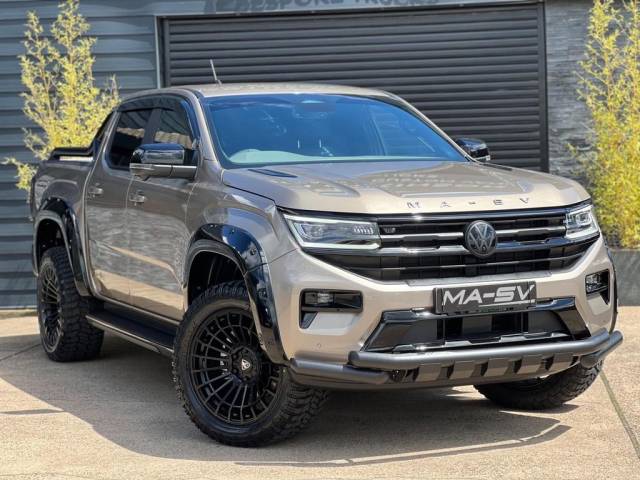 Volkswagen Amarok (74 REG) 2024 Volkswagen Amarok 3.0 TDI V6 MA-SV Black Edition Style Premium Pack 4Motion Pick Up Diesel Bright Beige Metallic