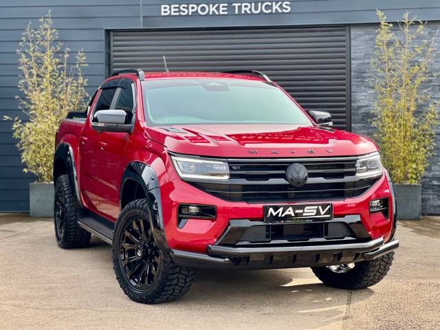 Volkswagen Amarok (74) 2024 Volkswagen Amarok 3.0 TDI V6 MA-SV Black Edition Style Premium Pack 4Motion Pick Up Diesel Deep Red