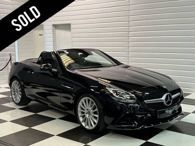 Mercedes-Benz SLC 2.0 SLC 200 AMG Line 2dr 9G-Tronic Convertible Petrol Obsidian Black Metallic