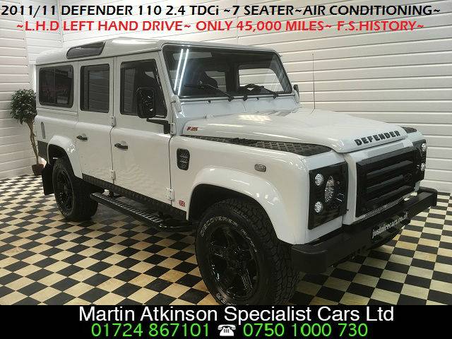 2011 Land Rover Defender Defender 110 LHD (Left Hand Drive)  2.4 TDCi Station Wagon 7 Seater 5dr