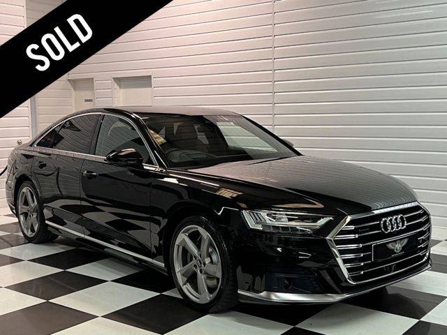 Audi A8 3.0 55 TFSI Quattro S Line 4dr Tiptronic Saloon Petrol Mythos Black Metallic