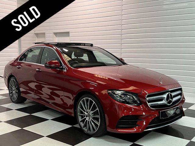 Mercedes-Benz E Class 3.0 E350d AMG Line Premium Plus 4dr 9G-Tronic Saloon Diesel Designo Hyacinth Red Metallic