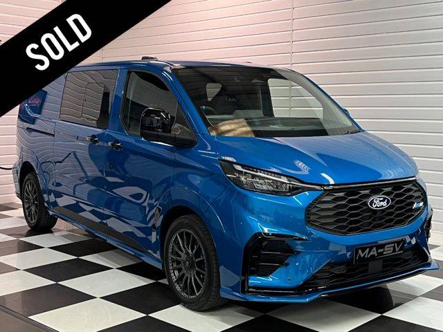 Ford Transit Custom 2.0 Transit Custom MS-RT L2 H1 crew van 170ps AWD Crew Van Diesel Digital Aqua Blue Metallic