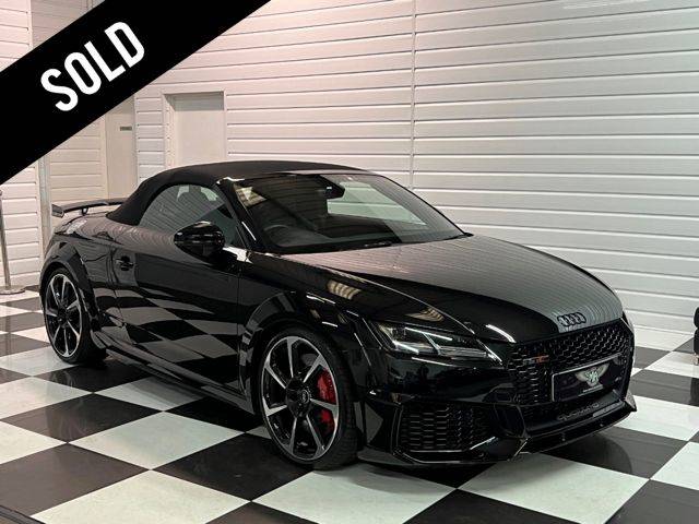 Audi TT 2.5 TT RS TFSI Quattro Audi Sport Edition 2dr S Tronic Convertible Petrol Mythos Black Metallic
