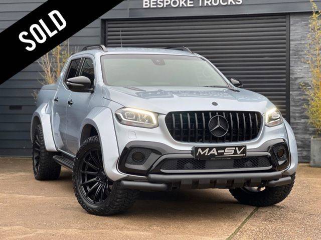 Mercedes-Benz X Class 2.3 MA-SV Widebody X250d 4Matic Element Double Cab Pickup Auto Pick Up Diesel Diamond Silver Blue
