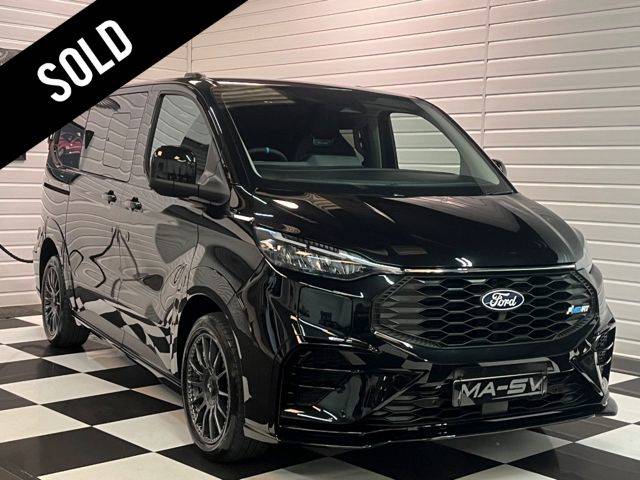 Ford Transit Custom 2024 74 Transit Custom MS-RT 2.5 320 Duratec 11.8kWh Crew Van Auto L1 H1  SWB Combi Van Petrol / Electric Hybrid Black Metallic