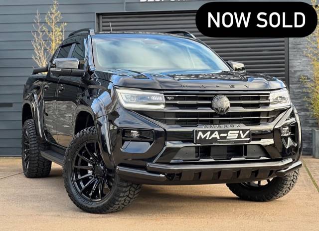 Volkswagen Amarok MA-SV EDITION Pick Up PanAmericana 3.0 V6 TDI 240 4M Auto Four Wheel Drive Diesel Midnight Black