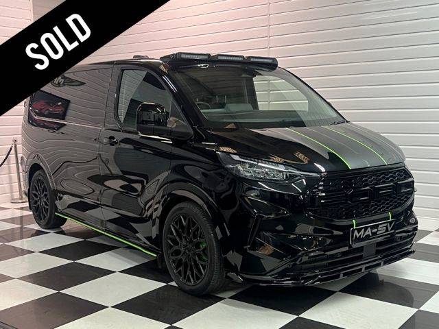 Ford Transit Custom 2.0 EcoBlue 170ps H1 Van Limited Auto Panel Van Diesel Black Metallic