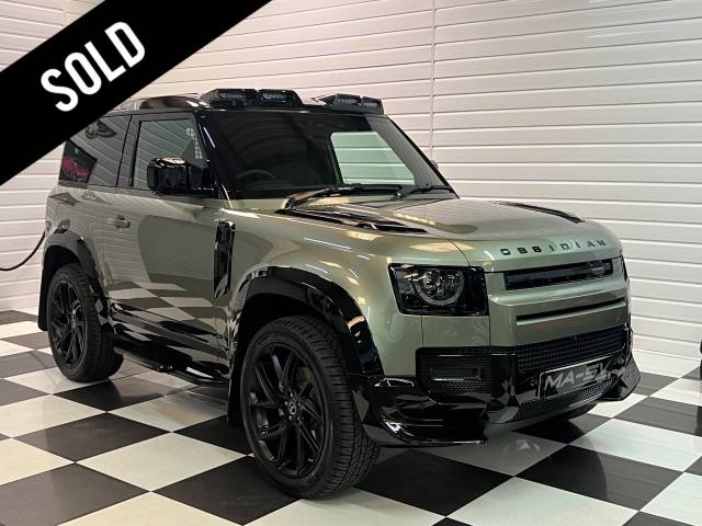 Land Rover Defender OBSIDIAN EDITION 90 3.0 D250 Hard Top S Auto 2 Seat (2025 MODEL) Four Wheel Drive Diesel Pangea Green