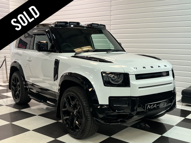 Land Rover Defender 90 3.0 D250 Hard Top S Auto 3 Seat (BESPOKE STYLING) Four Wheel Drive Diesel Fuji White