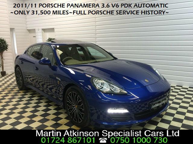 Porsche Panamera 3.6 V6 PDK AUTO Hatchback Petrol Aqua Blue Metallic