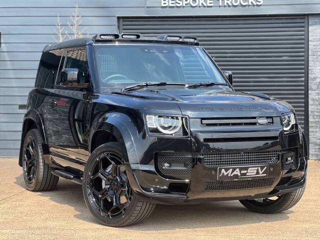 Land Rover Defender 3.0 OBSIDIAN EDITION 90 D350 X-DYNAMIC HSE Hard Top Auto 3 Seat (2025 MODEL) Panel Van Diesel Santorini Black