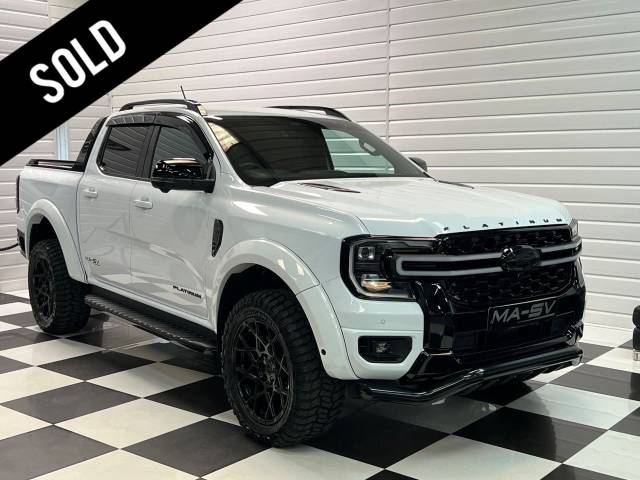 Ford Ranger MA-SV Edition Platinum 3.0 EcoBlue V6 240 Auto Pick Up Diesel Frozen White