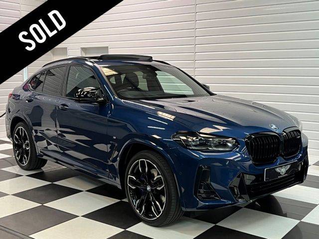 BMW X4 3.0 xDrive M40d MHT 5dr Auto Coupe Diesel Phytonic Blue