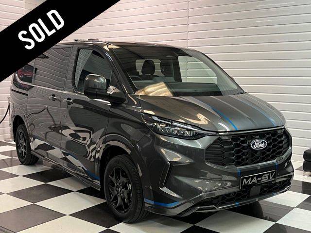 Ford Transit Custom 2.0 EcoBlue 170ps H1 Double Cab Van Sport Auto Crew Cab Diesel Magnetic Grey Metallic