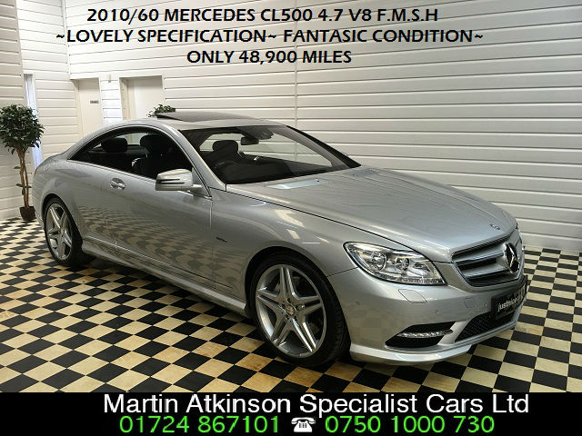 Mercedes-Benz CL CL 500 4.7 V8 7G-TronicBlueEFFICIENCY COUPE Coupe Petrol Silver