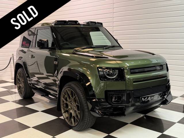 Land Rover Defender LAND ROVER DEFENDER 90 3.0 D250 Hard Top S Auto (Bespoke Styling) Four Wheel Drive Diesel Woolstone Green