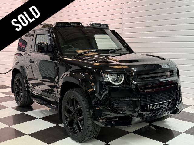 Land Rover Defender 90 3.0 D250 Hard Top Auto [Bespoke Styling] Panel Van Diesel Santorini Black
