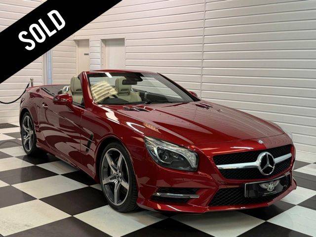 Mercedes-Benz SL Class SL 400 3.0 V6 AMG Sport 2dr Auto Convertible Petrol Designo Hyacinth Red Metallic