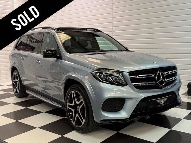 Mercedes-Benz GLS 3.0 GLS 350d 4Matic AMG Line 5dr 9G-Tronic Estate Diesel Diamond Silver Blue Metallic
