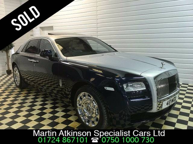 Rolls Royce Ghost 6.6 4dr Auto ~ SOLD ~ Saloon Petrol Blue / Silver