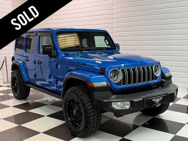 Jeep Wrangler 2.0 GME Sahara 4dr Auto8 Convertible Petrol Hydro Blue