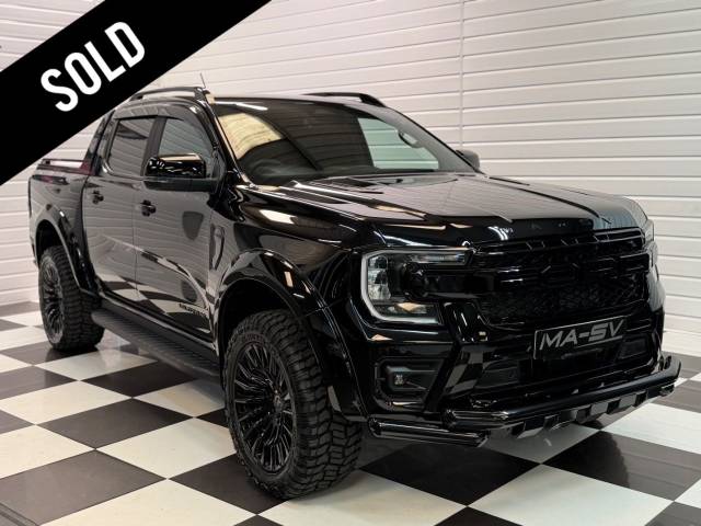 Ford Ranger 2 SEAT COMMERCIAL 2.3 EcoBoost 11.8kWh Wildtrak Auto 4WD Euro 6 4dr Pick Up Petrol / Electric Hybrid Black Metallic