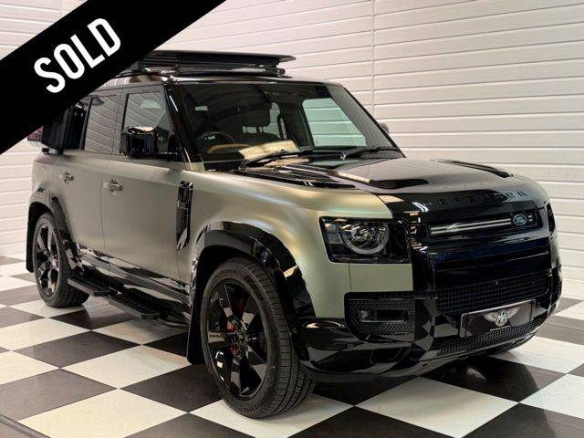 Land Rover Defender 2.0 P400e X 110 5dr Auto 400ps Estate Petrol / Electric Hybrid Satin Ppf Pangea Green