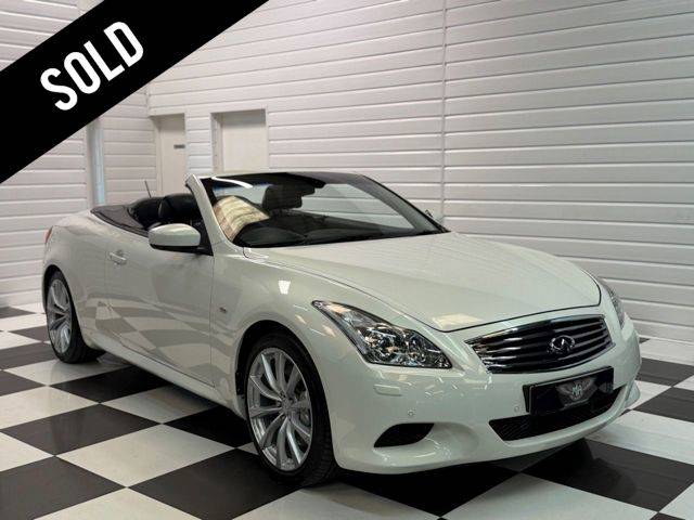 Infiniti G37 3.7 V6 GT 2dr Auto Convertible Petrol Moonlight Pearl White