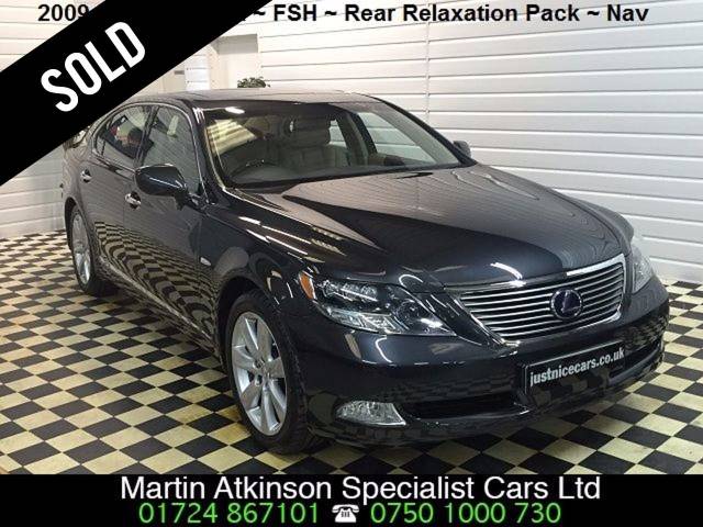 Lexus LS 600h L 5.0 4dr CVT Auto (RSR) Rear Relaxation Pack Saloon Hybrid Grey