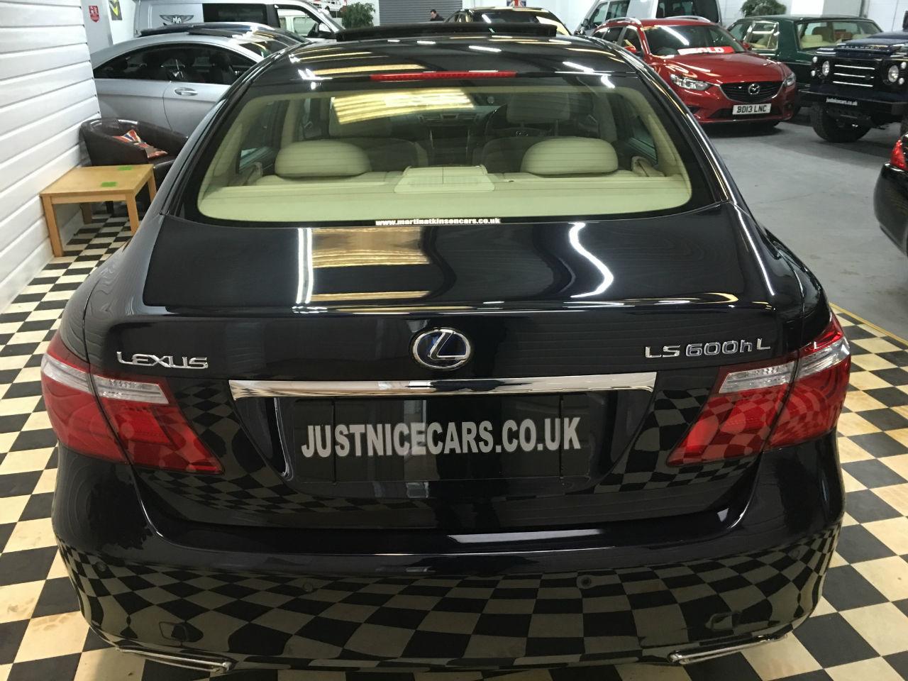 Lexus LS 600hL 5.0 V8 4dr CVT Auto (RSR) Rear Relaxation Pack Saloon Hybrid Dark Blue Pearl