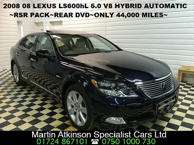 2008 Lexus LS 600hL 5.0 V8 4dr CVT Auto (RSR) Rear Relaxation Pack