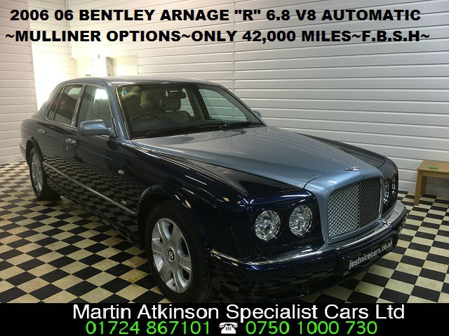 Bentley Arnage 6.8 Arnage R Mulliner SOLD GOING TO ESSEX Saloon Petrol Blue