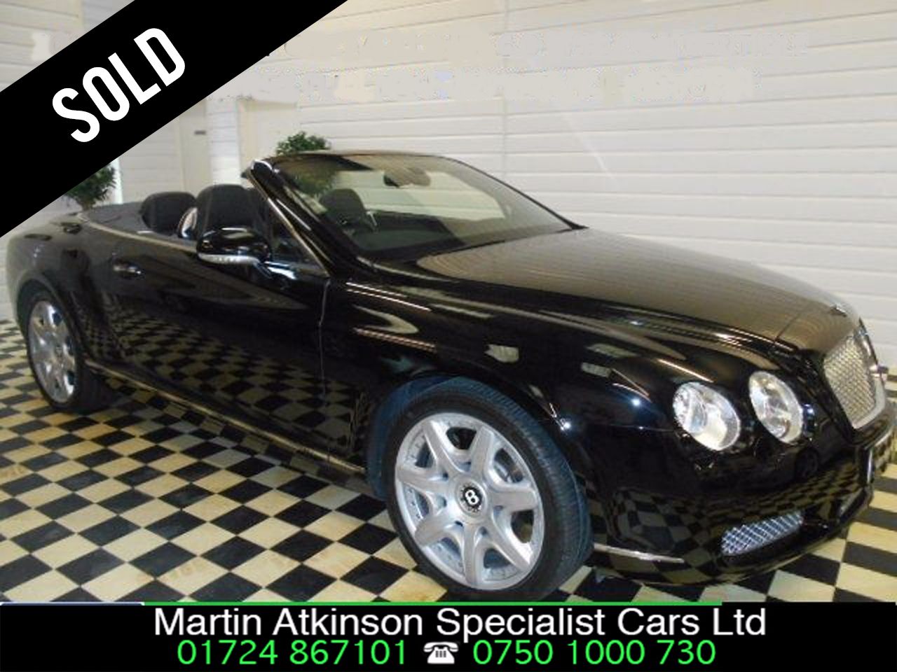 Bentley Continental GTC 6.0 W12 2dr Auto MULLINER CONVERTIBLE Convertible Petrol Black