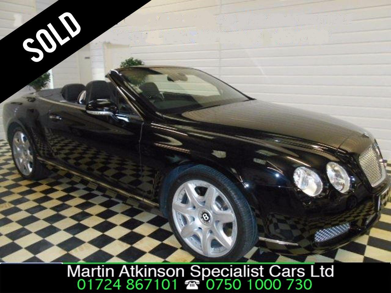 Bentley Continental GTC 6.0 W12 2dr Auto MULLINER CONVERTIBLE Convertible Petrol Black