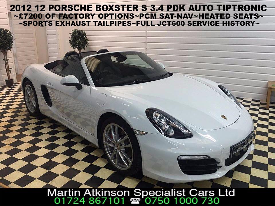 Porsche Boxster 3.4 S 2dr PDK Convertible Petrol White
