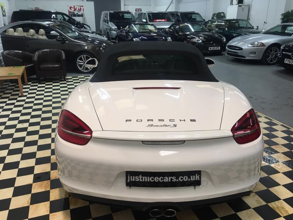 Porsche Boxster 3.4 S 2dr PDK Convertible Petrol White