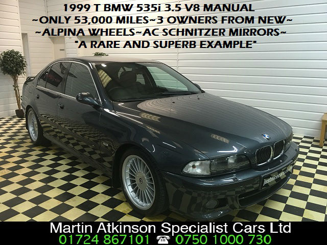 BMW 5 Series 3.5 535i V8 Manual Saloon Petrol Grey