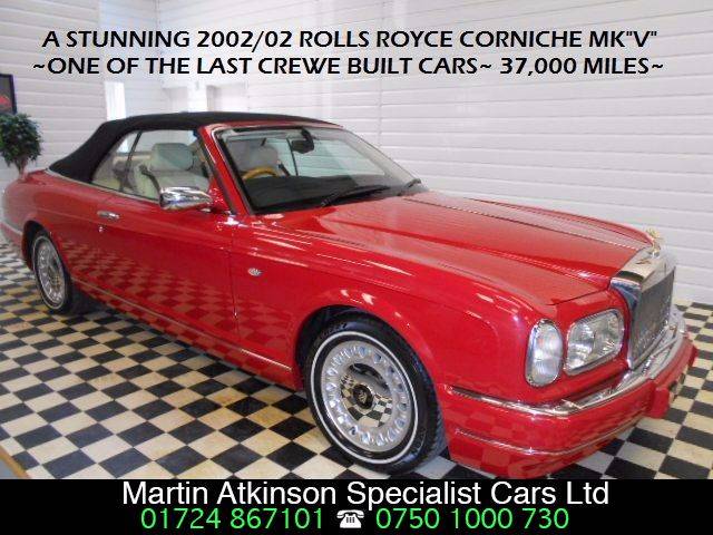 2002 Rolls Royce Corniche Corniche 6.8 V8 Auto MKV