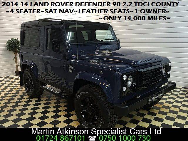 Land Rover Defender County Station Wagon TDCi [2.2] 4 SEATER Four Wheel Drive Diesel Tamar Blue
