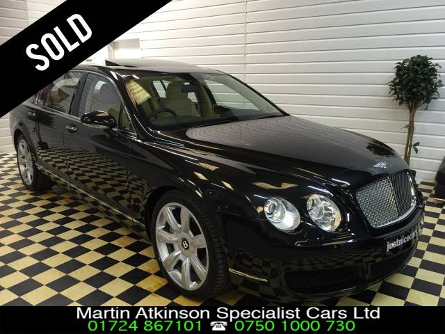 Bentley Continental Flying Spur 6.0 W12 4dr Auto Saloon Petrol Black