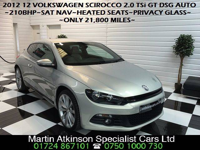 2012 Volkswagen Scirocco 2.0 TSI 210BHP GT 3dr DSG Auto