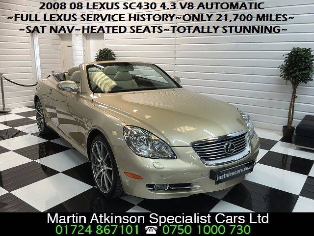 2008 Lexus SC 430 4.3 V8 Auto