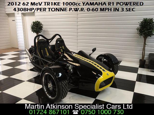 Ariel Atom 1.0 MEV TR1KE R1 Motorbike Powered Kit Car Sports Petrol Yellow / Black