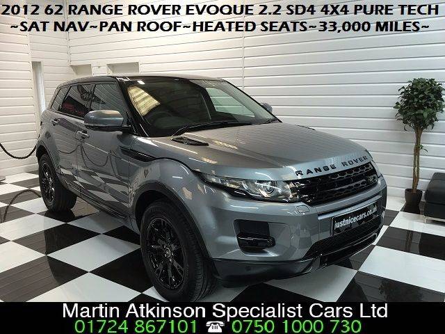 2012 Land Rover Range Rover Evoque 2.2 SD4 Pure 5dr [Tech Pack]