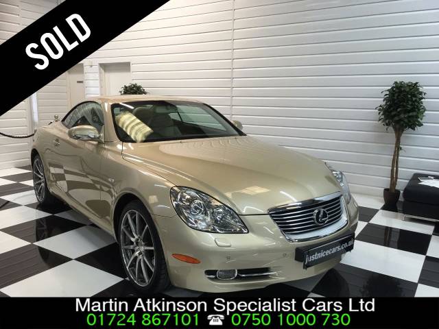 Lexus SC 430 4.3 V8 Auto Convertible Petrol Amberley Gold Pearl