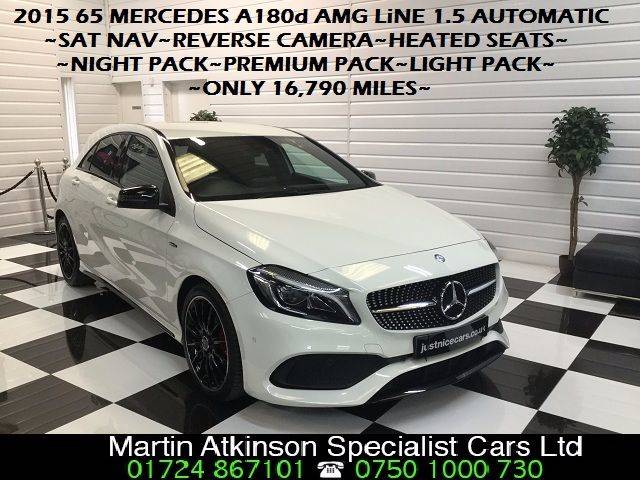 2015 Mercedes-Benz A Class 1.5 A180d AMG Line Premium 5dr Auto SAT NAV~REVERSE CAMERA~